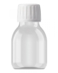 FLES 60 ML PET/GLASH DIN28 ROPP 10GR