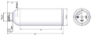 Bild von Plastic flasche 200 ml pet glasklar tall-boston 24-410
