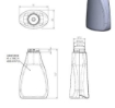 Bild von Plastic sauce-flasche 425 ml pet glasklar squeezer 38-400