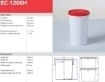 Bild von Plastic tiegel 1,2 liter pp weiß ecw