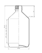 Bild von Plastic flasche 500 ml pet glasklar 28-410 ropp