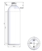 Bild von Plastic flasche 500 ml pet glasklar tall-boston 24-410