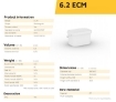 EMMER 6 LTR PP WIT ECM