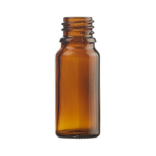 FLES 10 ML GLAS AMBER DROPPER GL18