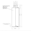 Bild von Plastic flasche 100 ml pet glasklar sharp-cylindrical 20-410
