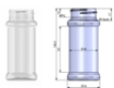 Afbeeldingen van Plastic kruidenpot 100 ml pet transparant 38sp400