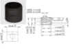 Bild von Flip-top verschluss pp schwarz 20-410