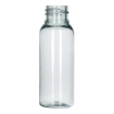 Gerecyclede pet flessen GLASHELDER van 30 ml. (0.03 liter) uit de "r-pet flessen" serie met een 20/410 hals.