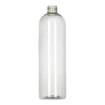 Gerecyclede pet flessen GLASHELDER van 500 ml. (0.5 liter) uit de "r-pet flessen" serie met een 24/410 hals.