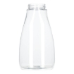 Sausfles 250 ml squeezer glashelder 38sp400.