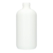 hdpe fles 250 ml  boston round pe wit 24/410.