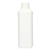 hdpe fles 500 ml  rh pol rechthoekig wit din32.
