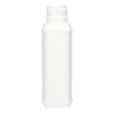 hdpe fles 250 ml  rh pol rechthoekig wit din32.