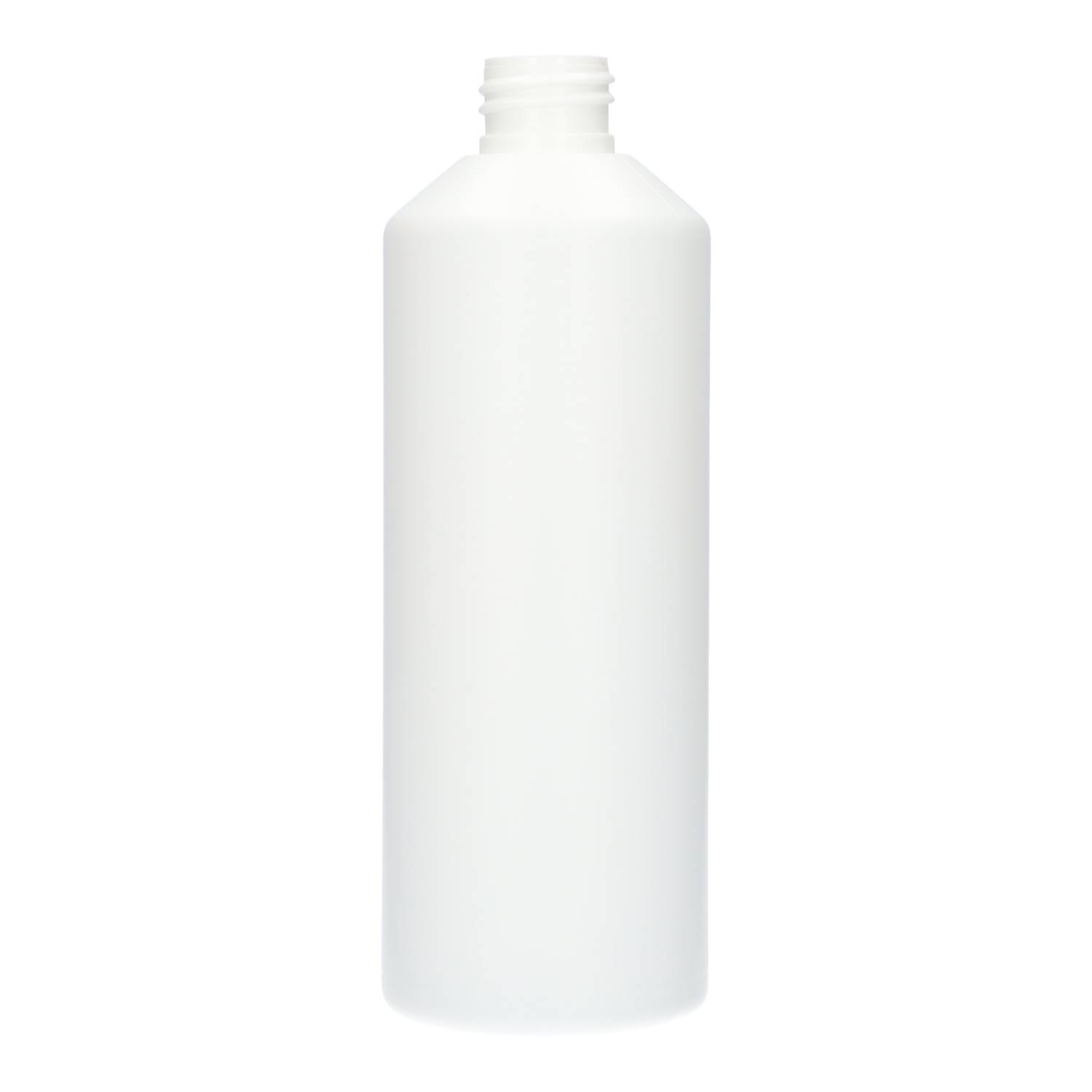 White shop plastic bottle