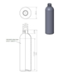 Bild von Plastic flasche 300 ml pet glasklar tall-boston 24-410