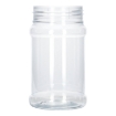 Glasheldere Kruiden Strooipotten 330 ml. van PET uit de "Kruiden" serie met een 63 sp400 hals.