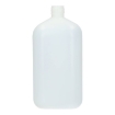 hdpe fles 1 liter  vierkant cubic naturel h19mm.