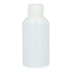 Plastic fles 25 ml hdpe naturel din18