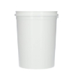 Plastic pot 1 liter pp wit ecw