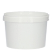  Kunststof emmer 300 ml pp wit verz