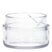 Plastic cremepot 5 ml san transparant
