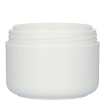 Plastic cremepot 100 ml pp wit dubbelwandig
