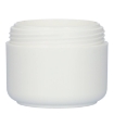 Plastic cremepot 50 ml pp wit dubbelwandig