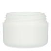 Plastic cremepot 5 ml pp wit massief