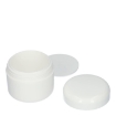 Bild von Plastic cremetiegel 100 ml pp weiß doppelwandig