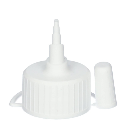 Lijmdop pe wit 28-410 +stofcap