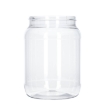 Plastic pot 1,5 liter pet transparant 100sp400