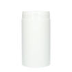  Plastic container (pill-jar) 1250 ml pe wit 82mm