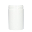 Plastic container (pill-jar) 1 liter pe wit 82mm