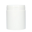 Plastic container (pill-jar) 750 ml pe wit 82mm