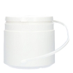 Plastic container (pill-jar) 500 ml pe wit 82mm
