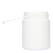 Plastic container (pill-jar) 200 ml pe wit h47mm