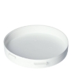 Garantiecap 823 pe wit d122mm verzegelb.