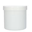 Plastic pot 375 ml pp wit incl. schroefdeksel gld