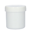 Plastic pot 75 ml pp wit incl. schroefdeksel gld