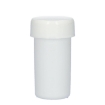 Plastic pot 20 ml pp wit incl. schroefdeksel gld