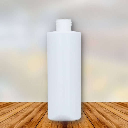HDPE flessen NATUREL van 200 ml. (0.2 liter) uit de "trend-line" serie met een 24/410 hals. deze hebben een gewicht van 20.6 gr.