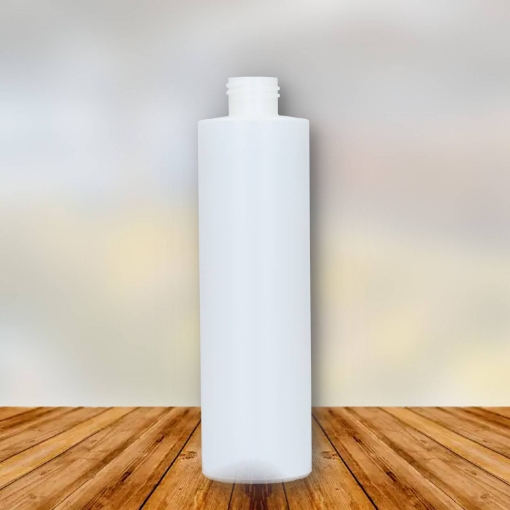 HDPE flessen NATUREL van 250 ml. (0.25 liter) uit de "trend-line" serie met een 24/410 hals. deze hebben een gewicht van 24.5 gr.
