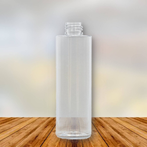 pet fles 200 ml sharp cylindrical glashelder 24/410.