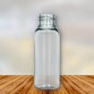 Gerecyclede pet flessen GLASHELDER van 30 ml. (0.03 liter) uit de "r-pet flessen" serie met een 20/410 hals.