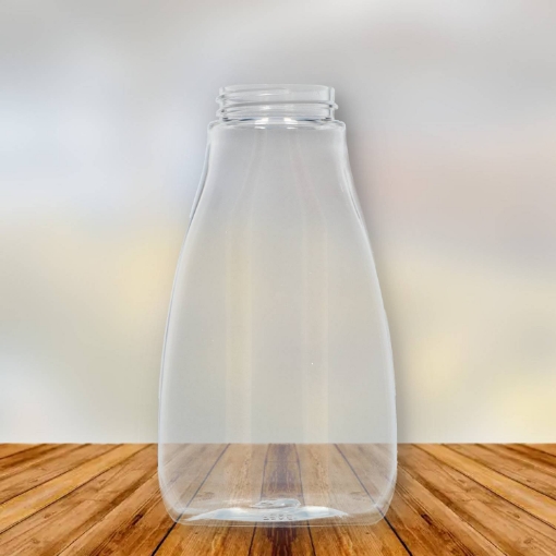 Sausfles 250 ml squeezer glashelder 38sp400.