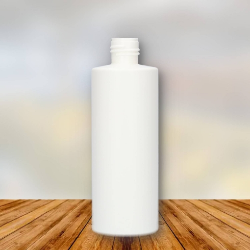 Plastic fles 200 ml hdpe wit 22-410