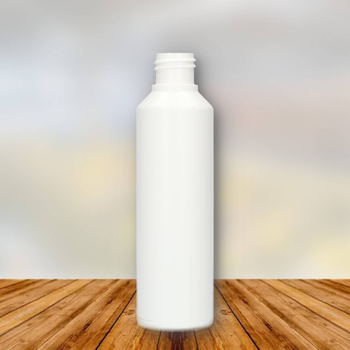 Plastic fles 250 ml hdpe wit 28-410