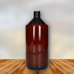 Apothekersflessen 1 Liter bruin PET (Veral Amber)