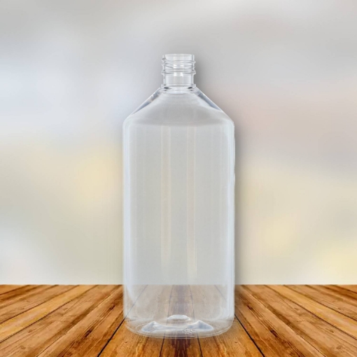 Apothekers flessen 1 Liter PET Glashelder (Veral Clear)