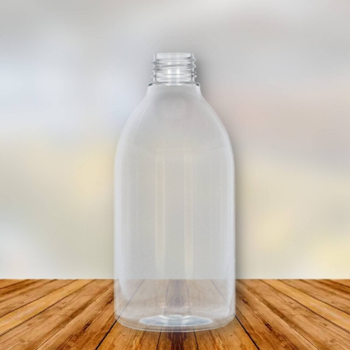Plastic fles 500 ml pet transparant 28-410